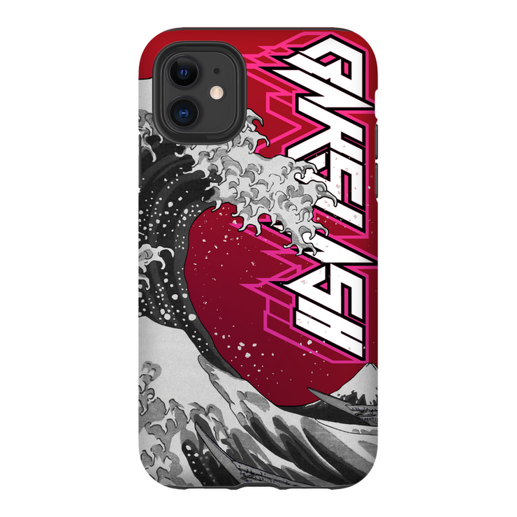 Red Bakslash Great Wave Phone Case V2