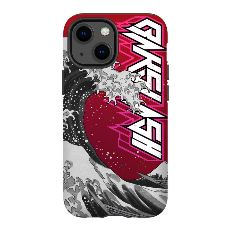Red Bakslash Great Wave Phone Case V2