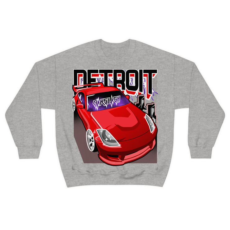 Detroit Stance Crewneck Sweatshirt (Grey)