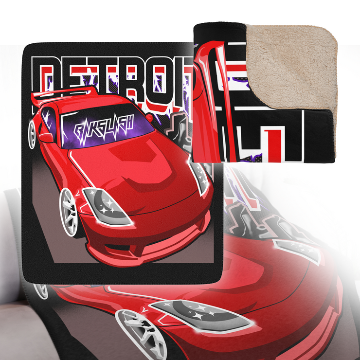 Detroit Stance Car Blanket 60"x50"